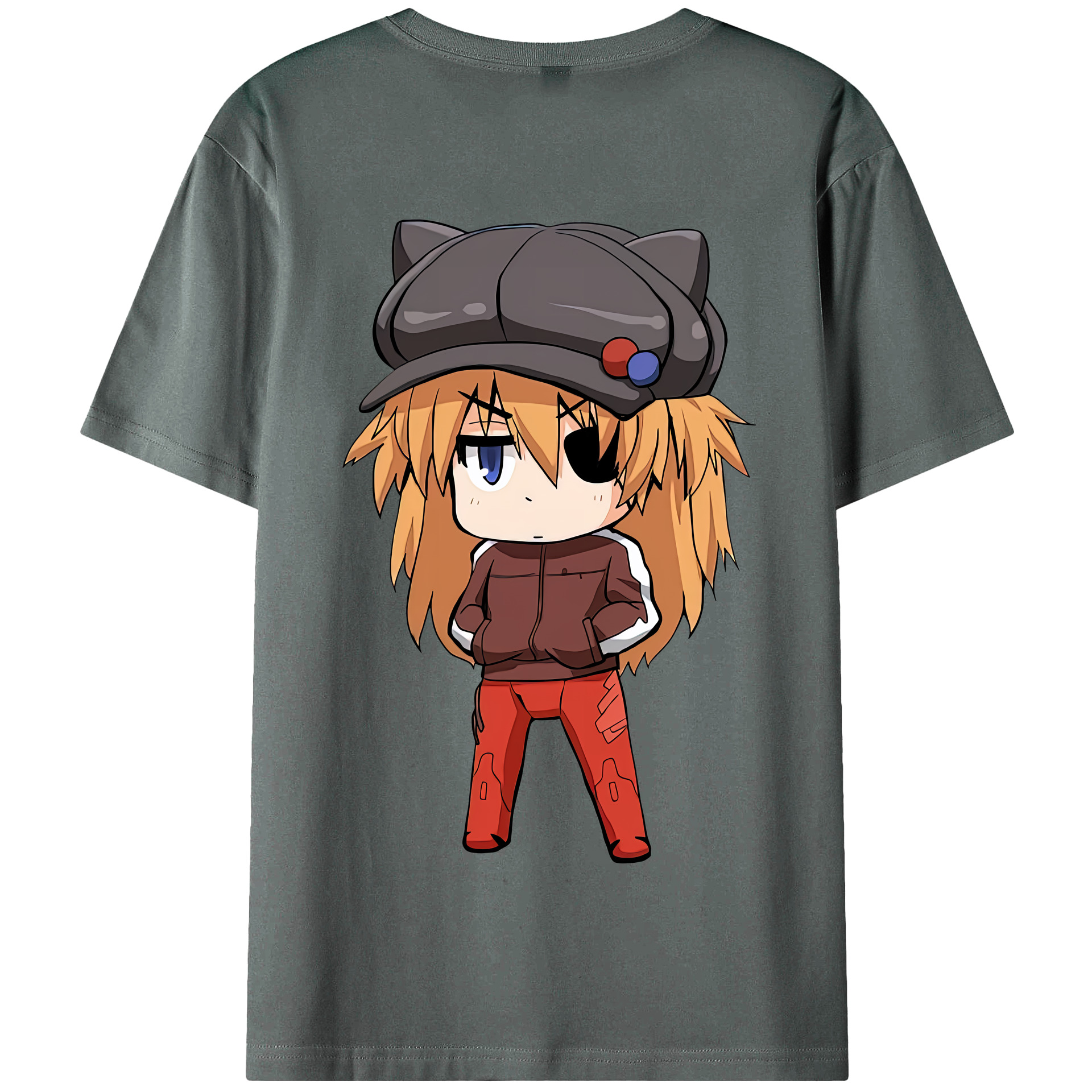（画像用） EVA 新世紀エヴァンゲリオン 綿100％半袖Tシャツ（背面プリント）